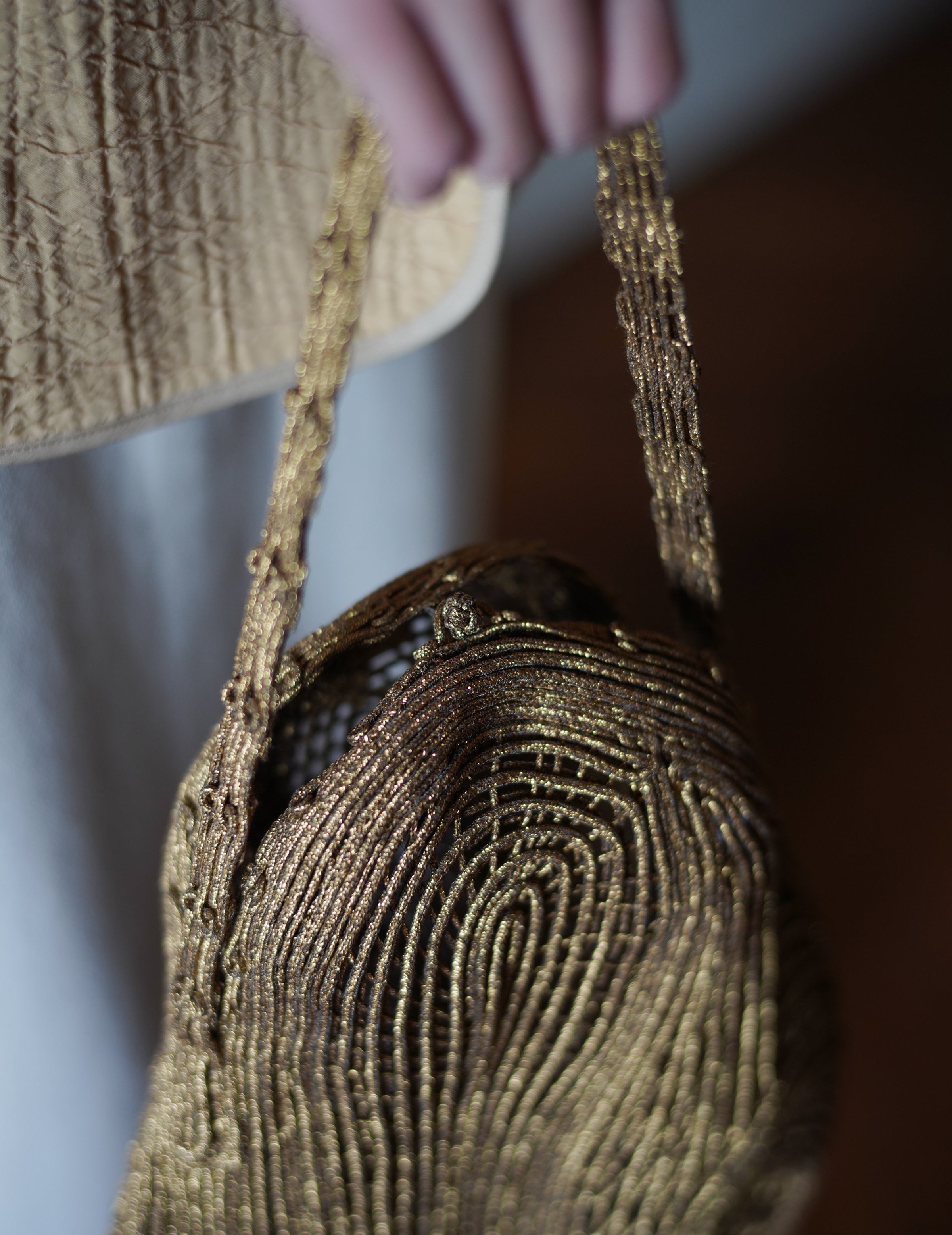 Mame Kurogouchi | Cording Embroidery Stone Round Shape Mini Mame Kurogouchi | Cording Embroidery Stone Round Shape Mini